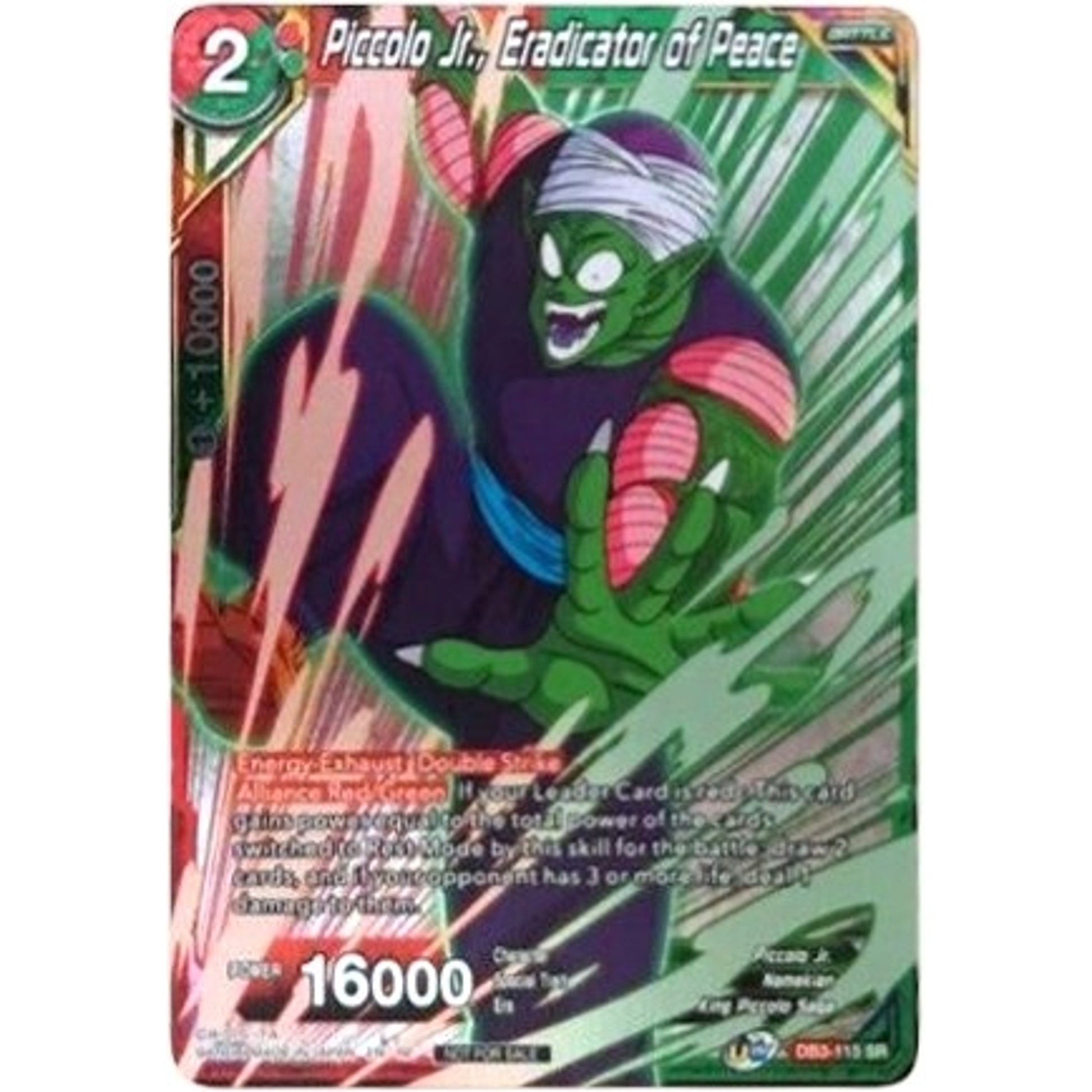 Image for Piccolo Jr., Eradicator of Peace (Event Pack 09) (Alternate Foil) (DB3-115) (TPR) - Dragon Ball Super: Masters