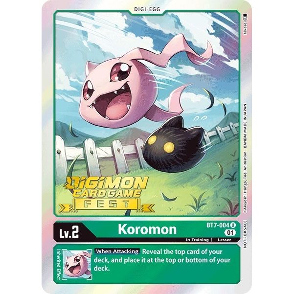Image for Koromon (Digimon Card Game Fest 2022) (BT7-004 U) (BT07) - Digimon Card Game