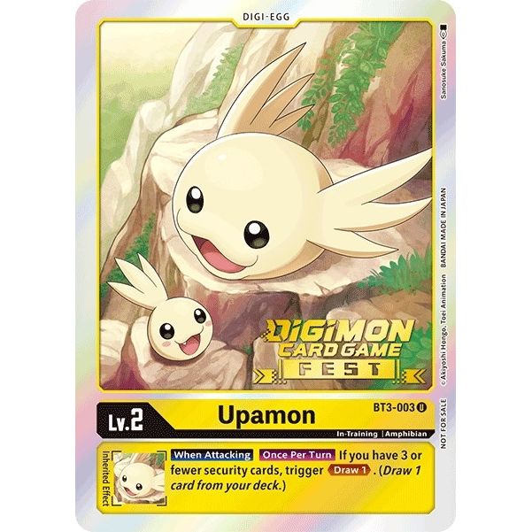 Image for Upamon - BT3-003 (Digimon Card Game Fest 2022) (BT3-003 U) (BT01-03A) - Digimon Card Game