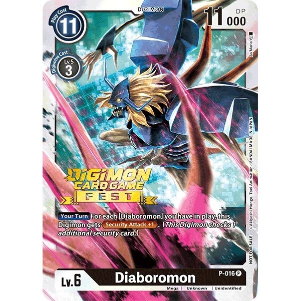 Image for Diaboromon - P-016 (Digimon Card Game Fest 2022) (P-016 P) (D-PR) - Digimon Card Game