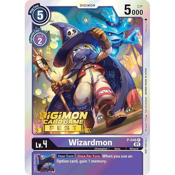 Image for Wizardmon (Digimon Card Game Fest 2022) (P-046 P) (D-PR) - Digimon Card Game