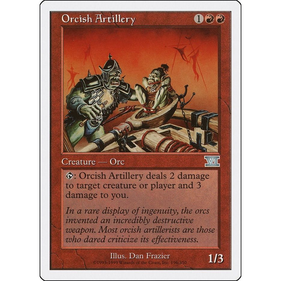 Image for Orcish Artillery (196) (6ED) - Magic: The Gathering