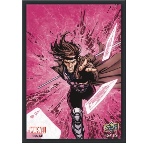 Image for Upper Deck Marvel Card Sleeves - Standard Matte - Gambit (65-Pack) - Card Sleeves