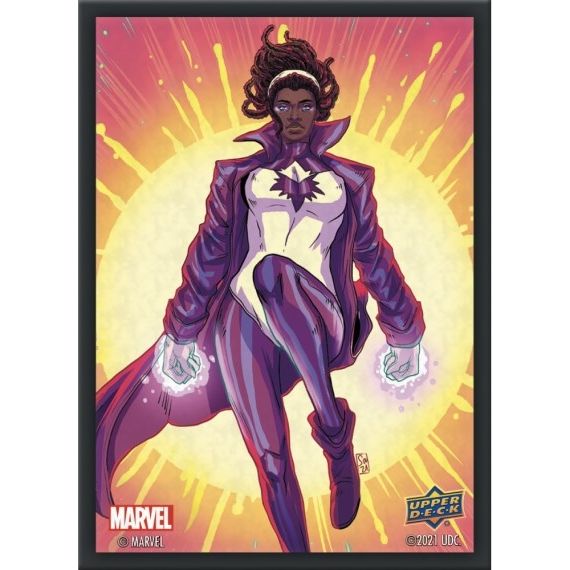 Image for Upper Deck Marvel Card Sleeves - Standard Matte - Spectrum Monica Rambeau (65-Pack) - Card Sleeves