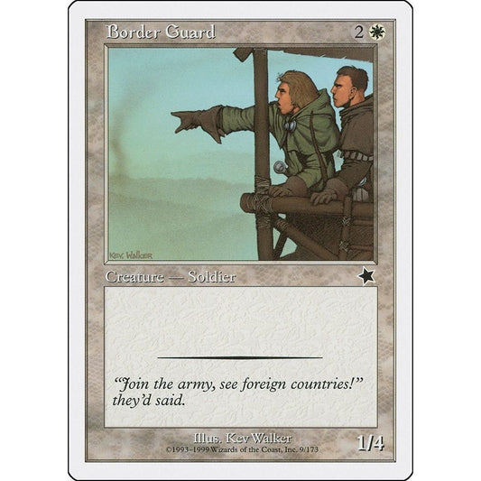 Image for Border Guard (9) (S99) - Magic: The Gathering