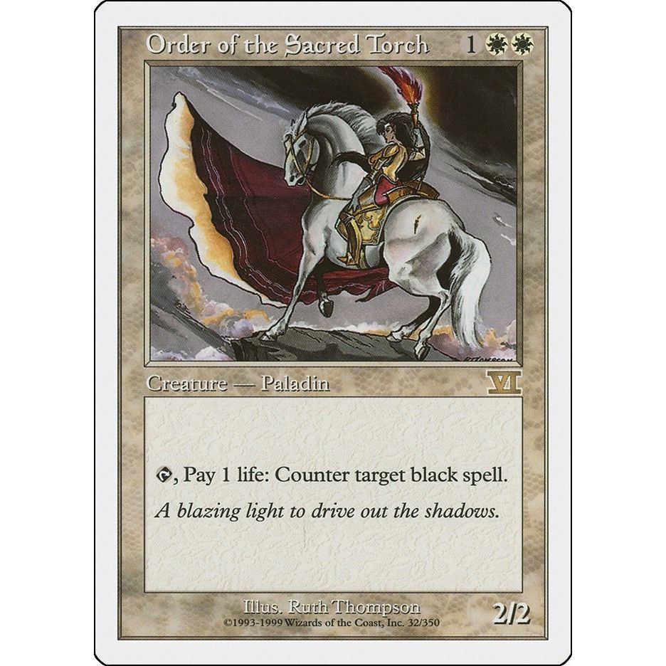 Image for Order of the Sacred Torch (32) (6ED) - Magic: The Gathering