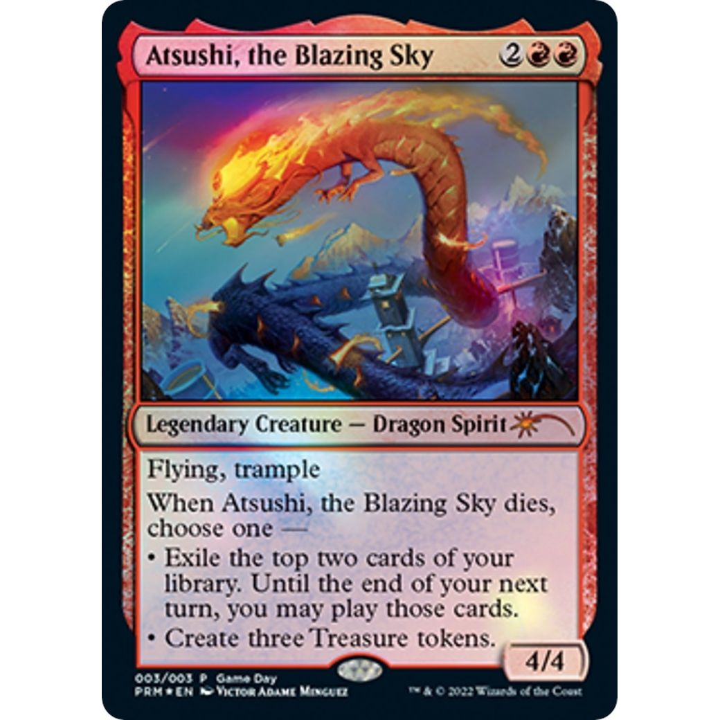 Image for Atsushi, the Blazing Sky (3) (GAME) - Magic: The Gathering