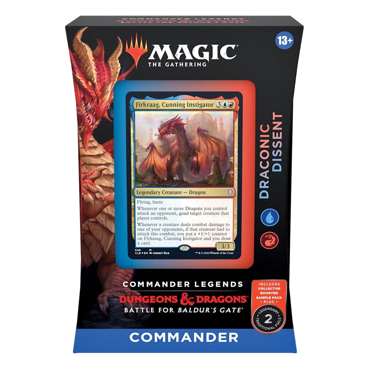 Image for Commander Legends: Battle for Baldur's Gate - Draconic Dissent Commander Deck - Magic: The Gathering