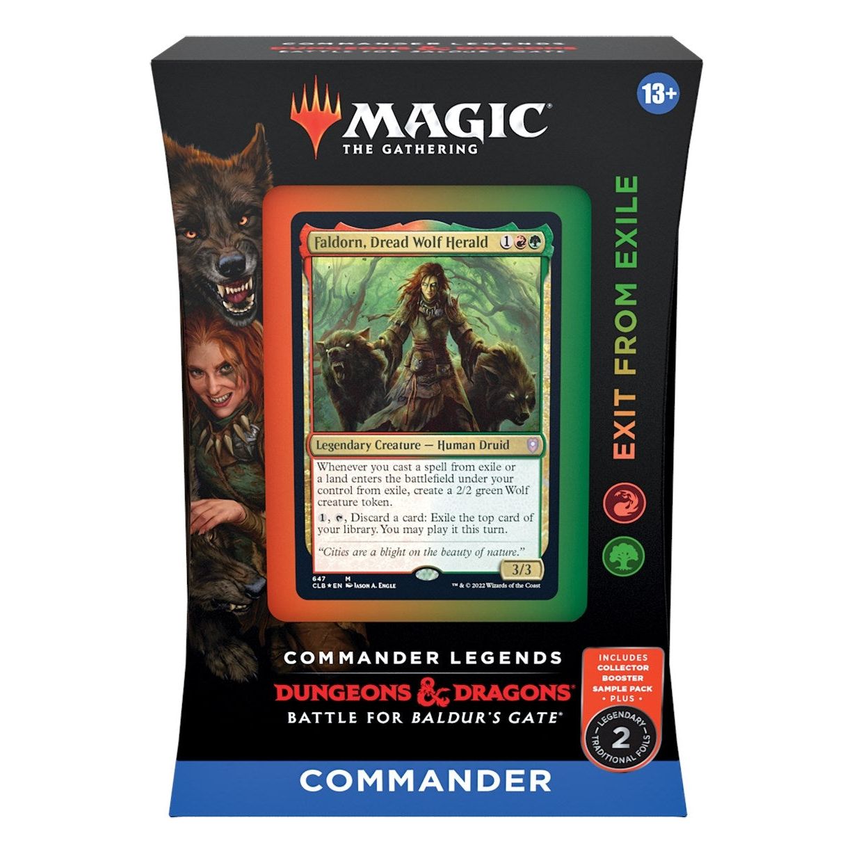 Image for Commander Legends: Battle for Baldur's Gate - Exit from Exile Commander Deck - Magic: The Gathering