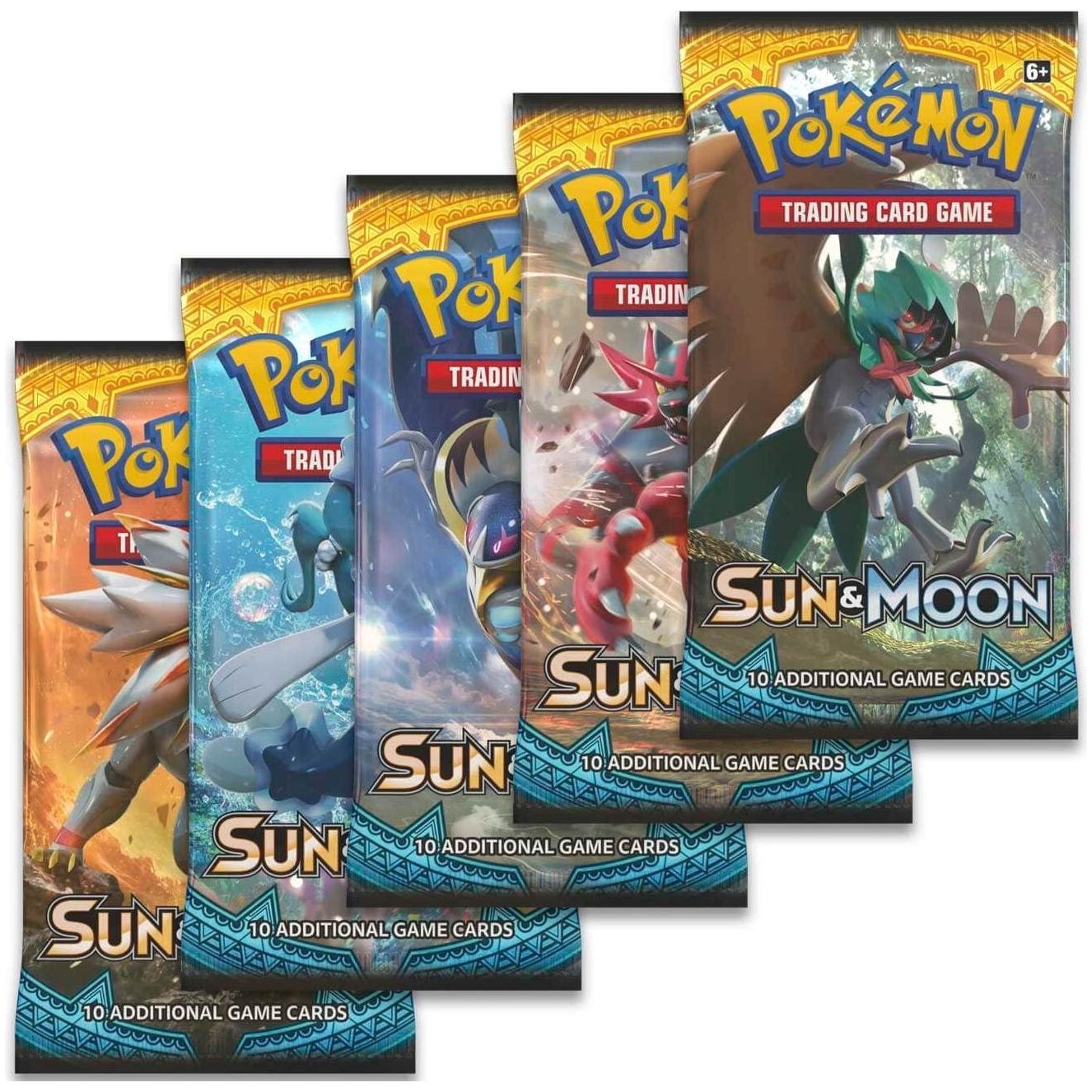 Image for Sun & Moon Booster Pack Art Bundle [Set of 5] - Pokemon