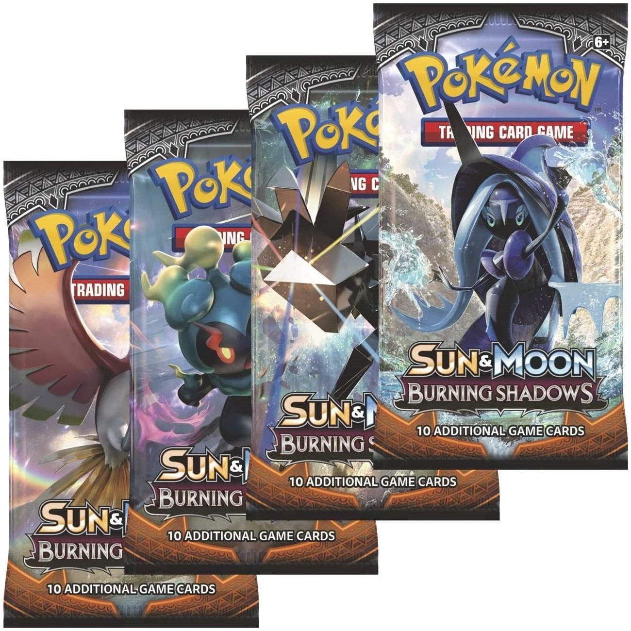 Image for Burning Shadows Booster Pack Art Bundle [Set of 4] - Pokemon