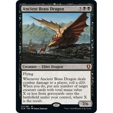 Image for Ancient Brass Dragon (111) (CLB) - Magic: The Gathering