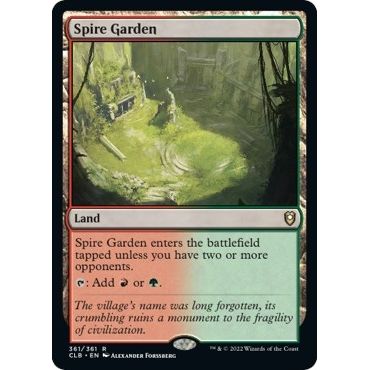 Image for Spire Garden (361) (CLB) - Magic: The Gathering