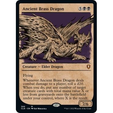 Image for Ancient Brass Dragon (Showcase) (389) (CLB) - Magic: The Gathering
