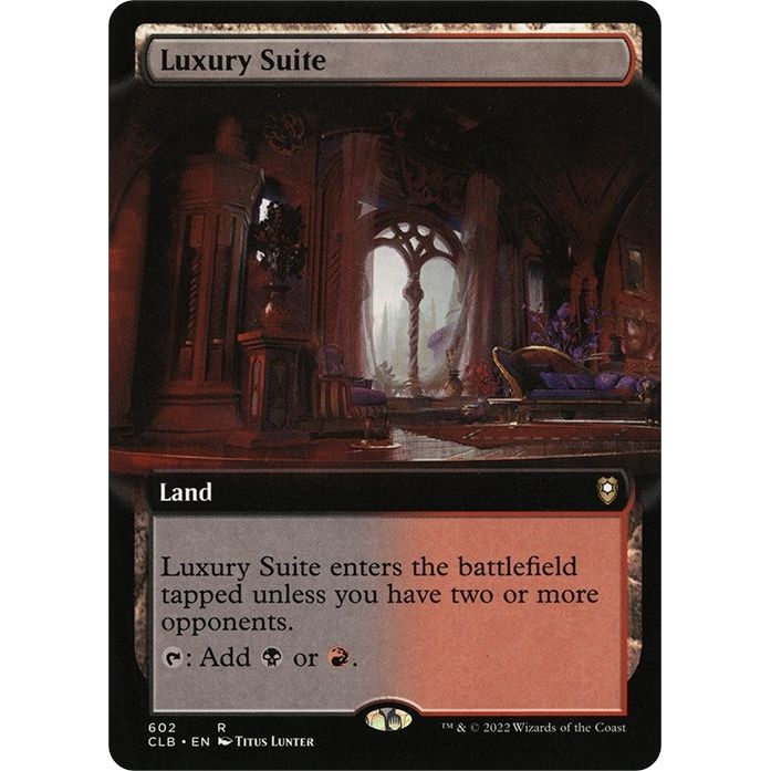 Image for Luxury Suite (Extended Art) (602) (CLB) - Magic: The Gathering