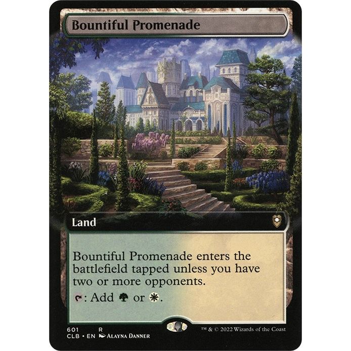 Image for Bountiful Promenade (Extended Art) (601) (CLB) - Magic: The Gathering