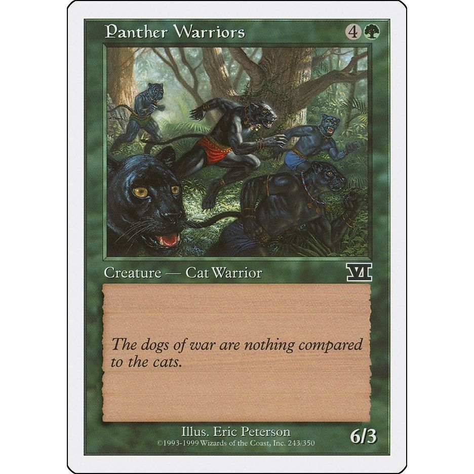 Image for Panther Warriors (243) (6ED) - Magic: The Gathering