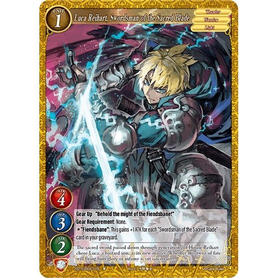 Image for Luca Reihart, Swordsman of the Sacred Blade (2021GB04-018) - Gate Ruler
