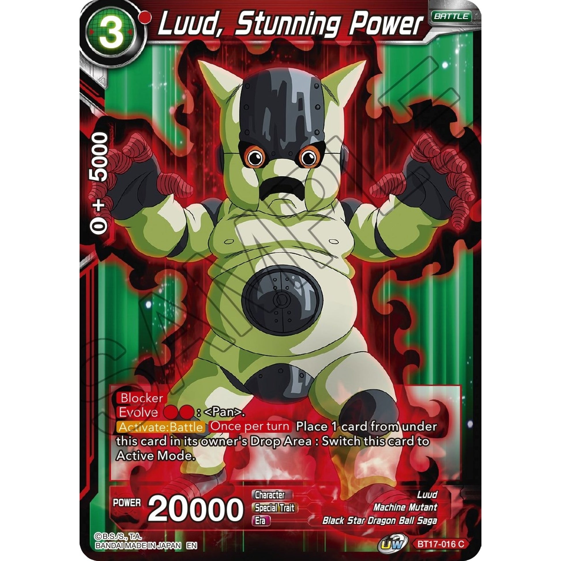 Image for Luud, Stunning Power (BT17-016) (DBS-B17) - Dragon Ball Super: Masters