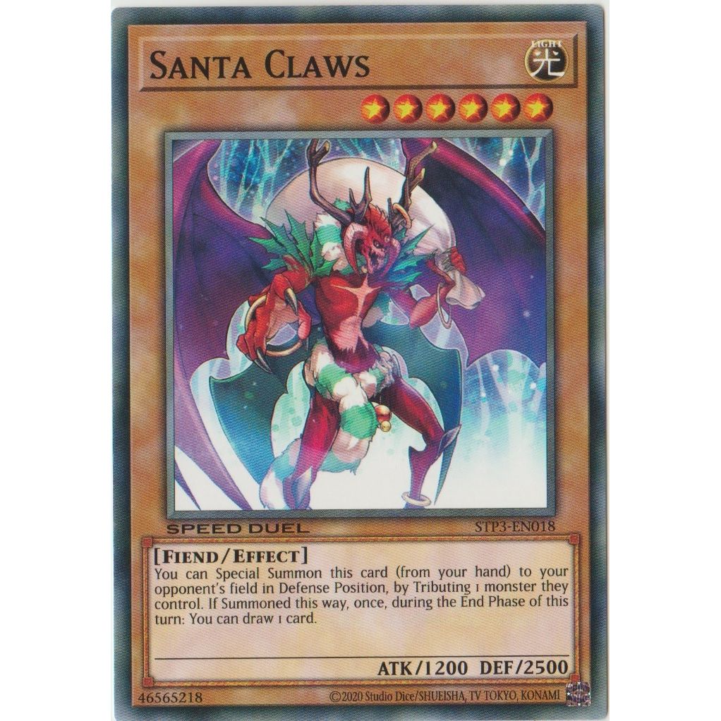 Image for Santa Claws (STP3-EN018) (STP3) - YuGiOh
