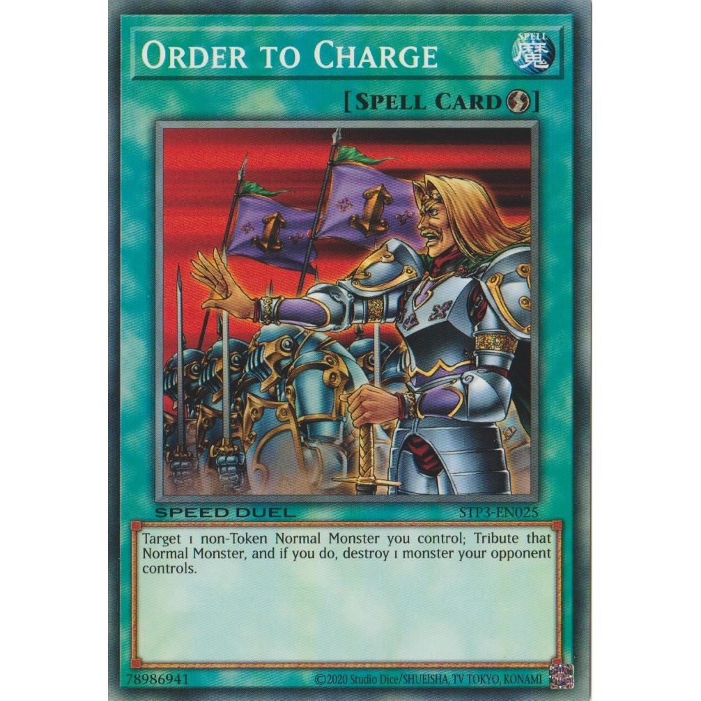 Image for Order to Charge (STP3-EN025) (STP3) - YuGiOh