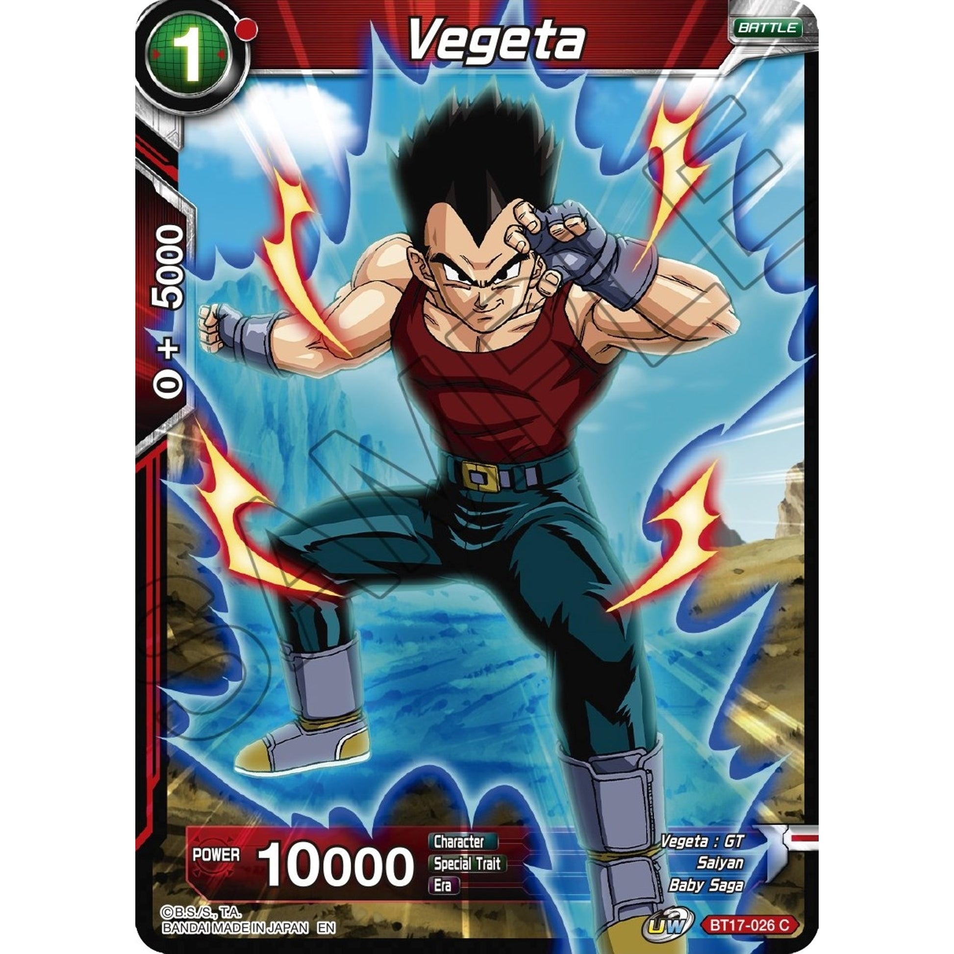 Image for Vegeta (BT17-026) (DBS-B17) - Dragon Ball Super: Masters