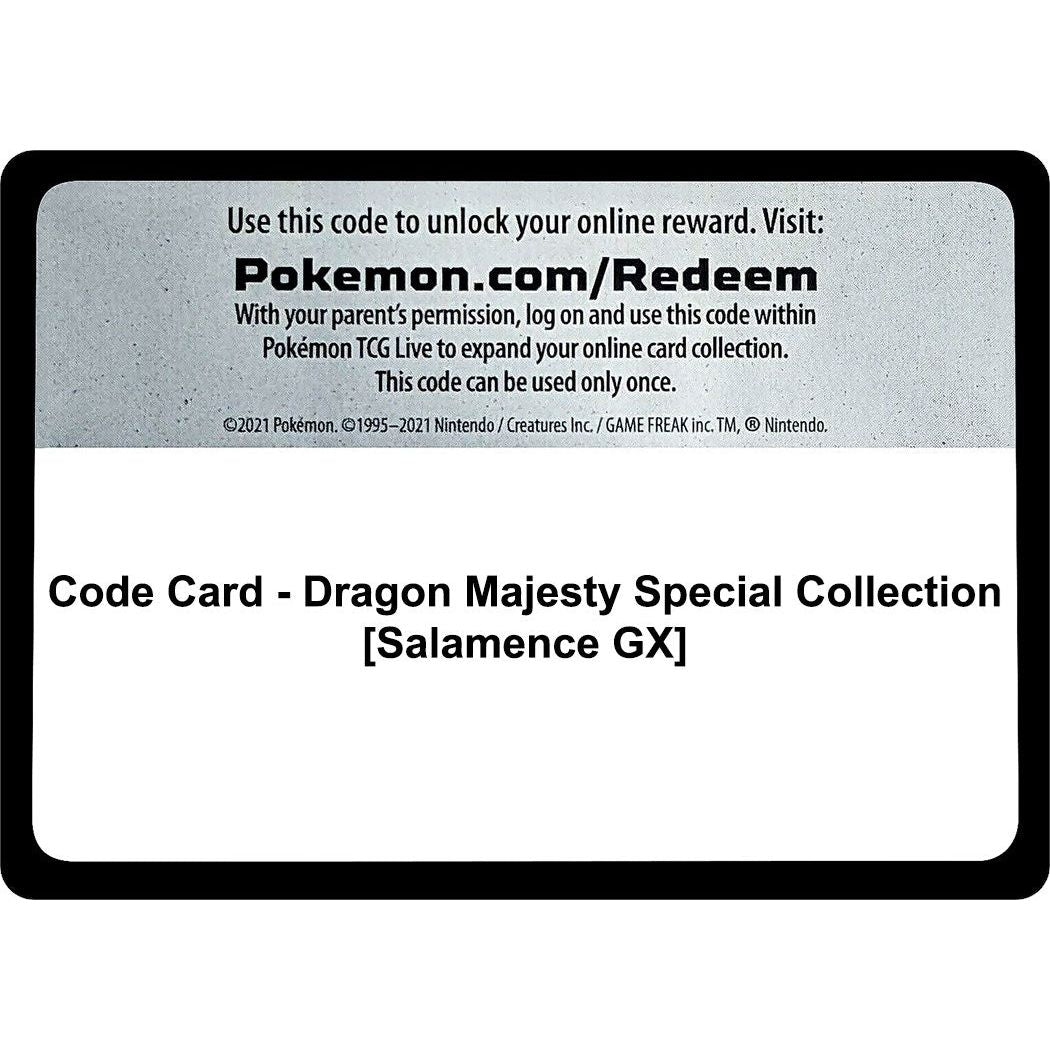 Image for Code Card - Dragon Majesty Special Collection [Salamence GX] (DRM) - Pokemon