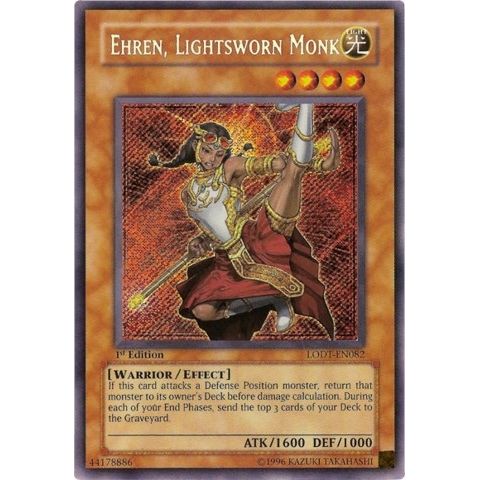 Image for Ehren, Lightsworn Monk (LODT-EN082) (LODT) - YuGiOh