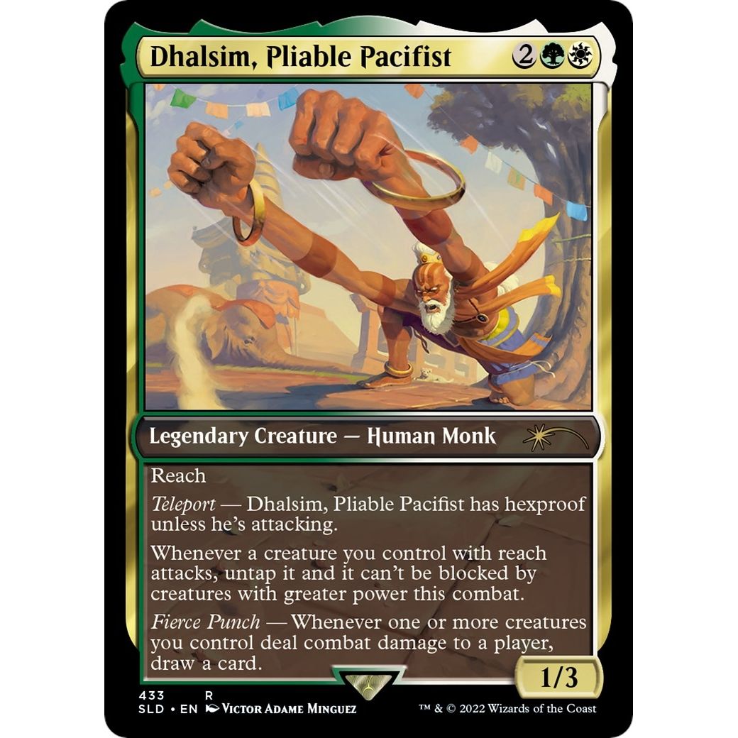 Image for Dhalsim, Pliable Pacifist (433) (SLD) - Magic: The Gathering