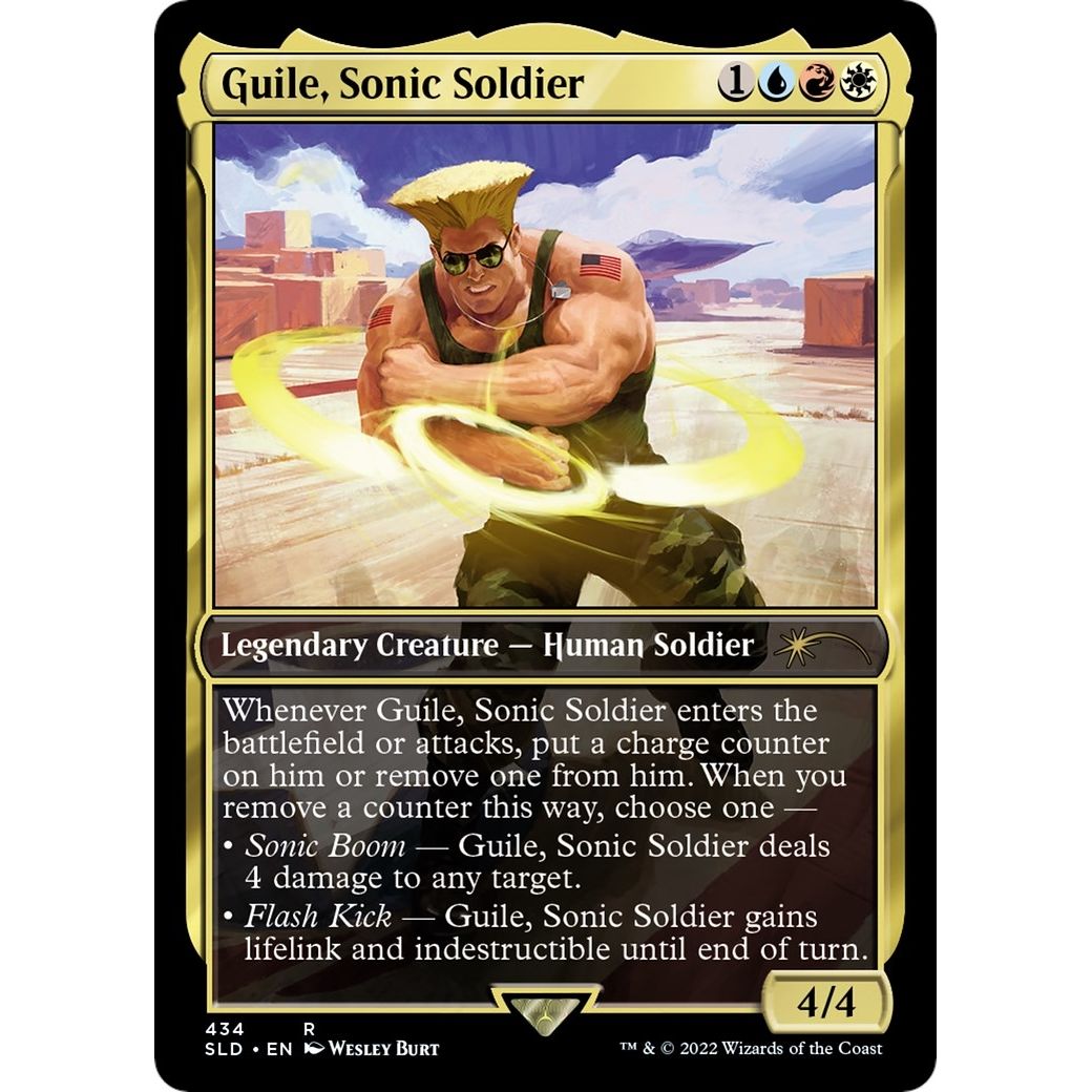 Image for Guile, Sonic Soldier (434) (SLD) - Magic: The Gathering