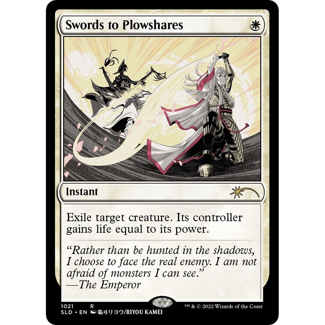 Image for Swords to Plowshares (1021) (1021) (SLD) - Magic: The Gathering