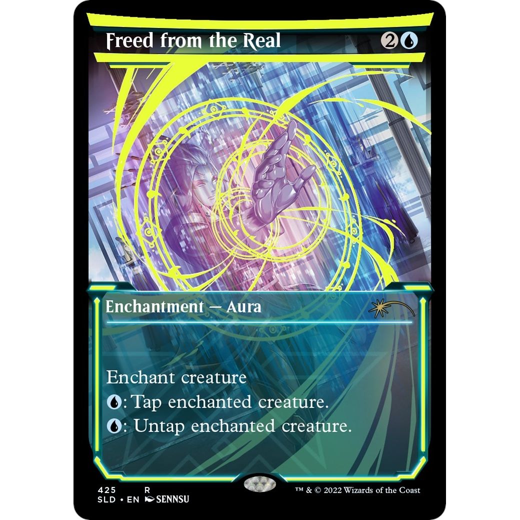 Image for Freed from the Real (Neon Yellow) (425) (SLD) - Magic: The Gathering