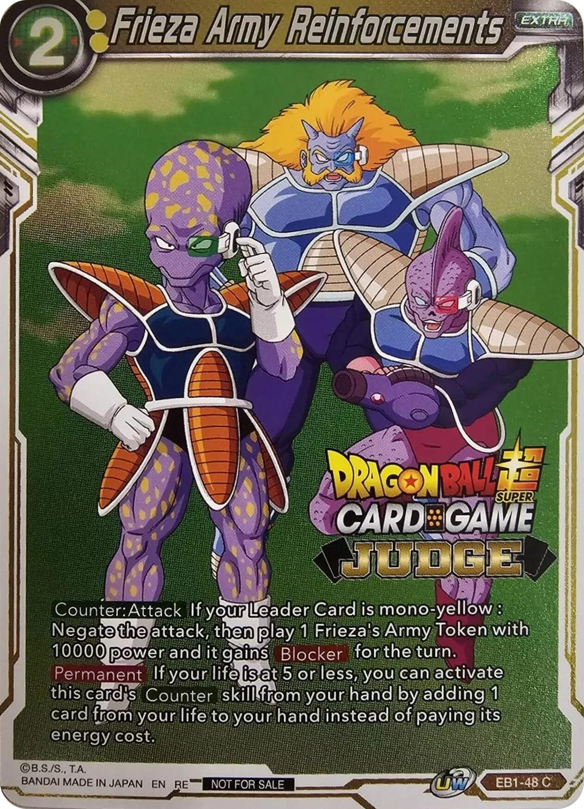 Image for Frieza Army Reinforcements (Judge Pack Vol.11) (EB1-48) (TPR) - Dragon Ball Super: Masters