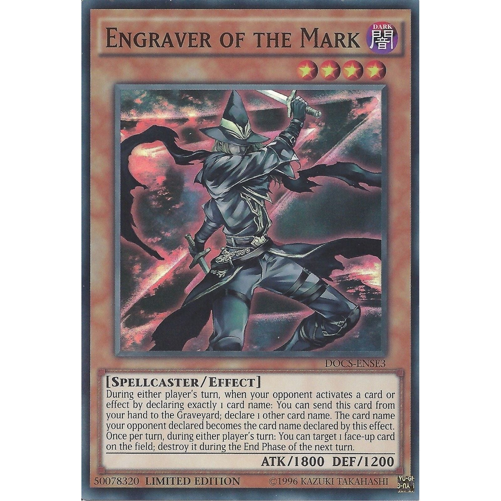 Image for Engraver of the Mark (DOCS-ENSE3) (DOCS) - YuGiOh