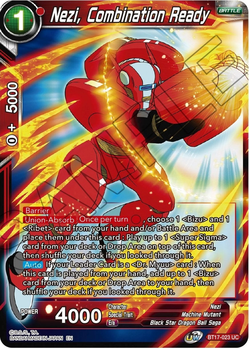 Image for Nezi, Combination Ready (BT17-023) (DBS-B17) - Dragon Ball Super: Masters