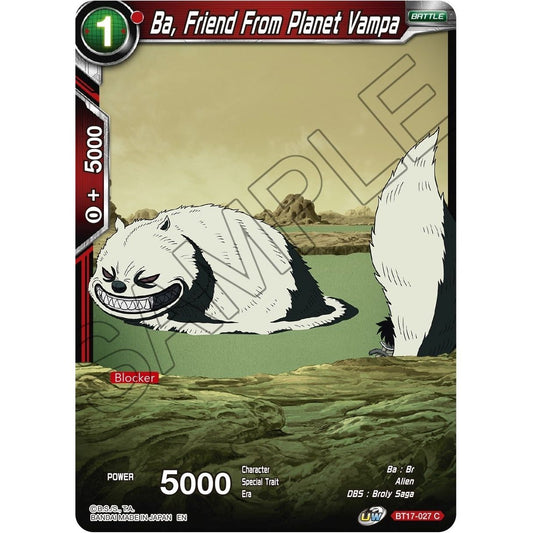 Image for Ba, Friend From Planet Vampa (BT17-027) (DBS-B17) - Dragon Ball Super: Masters
