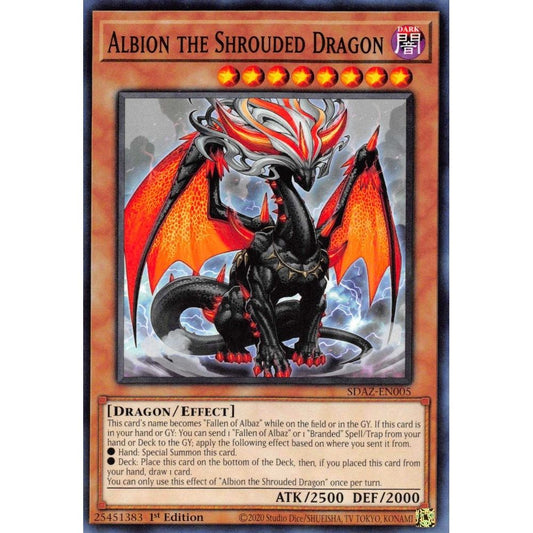 Image for Albion the Shrouded Dragon (SDAZ-EN005) (SDAZ) - YuGiOh
