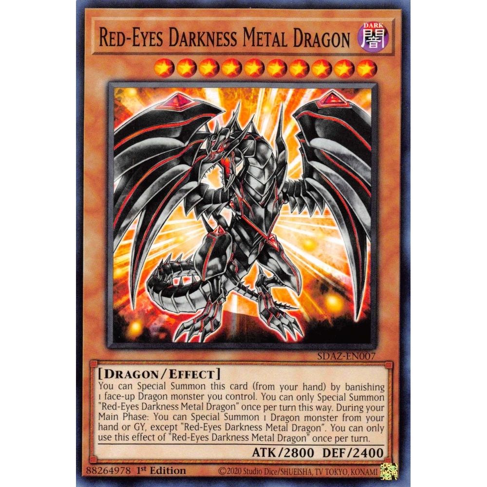 Image for Red-Eyes Darkness Metal Dragon (SDAZ-EN007) (SDAZ) - YuGiOh