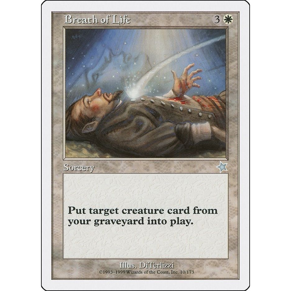 Image for Breath of Life (10) (S99) - Magic: The Gathering