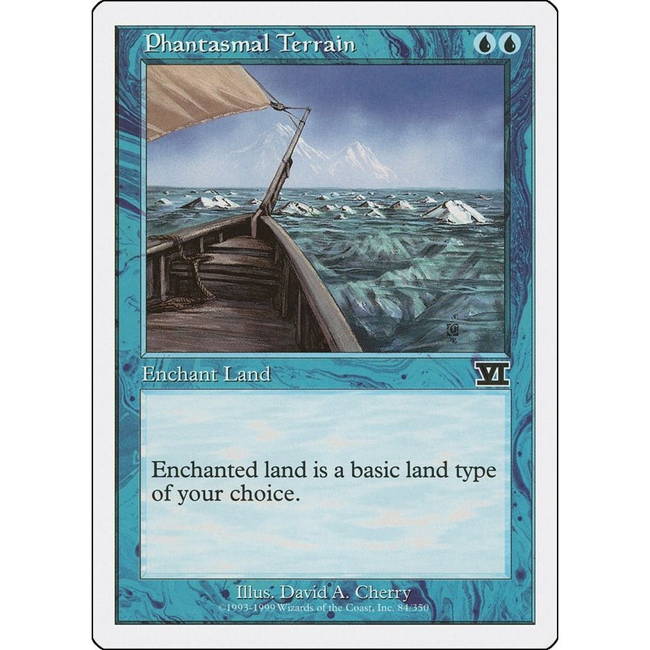 Image for Phantasmal Terrain (84) (6ED) - Magic: The Gathering
