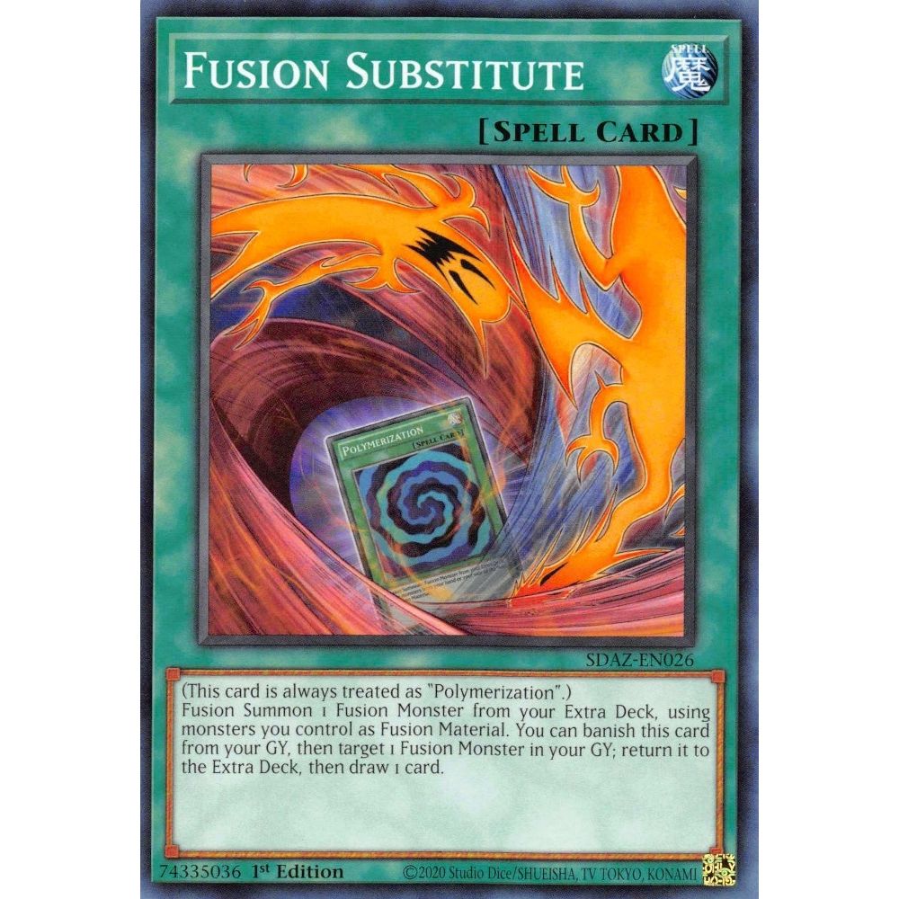 Image for Fusion Substitute (SDAZ-EN026) (SDAZ) - YuGiOh