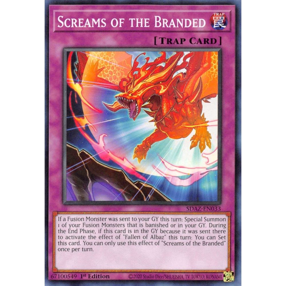 Image for Screams of the Branded (SDAZ-EN033) (SDAZ) - YuGiOh