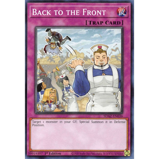 Image for Back to the Front (SDAZ-EN036) (SDAZ) - YuGiOh