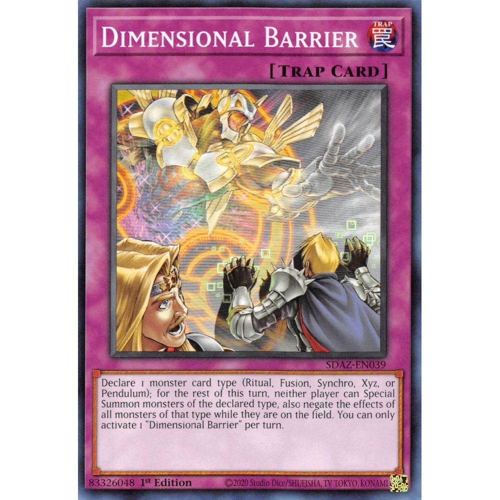 Image for Dimensional Barrier (SDAZ-EN039) (SDAZ) - YuGiOh