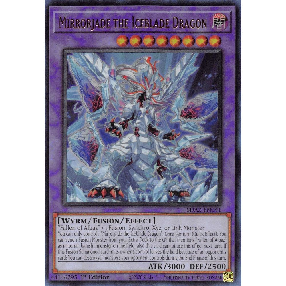 Image for Mirrorjade the Iceblade Dragon (SDAZ-EN041) (SDAZ) - YuGiOh