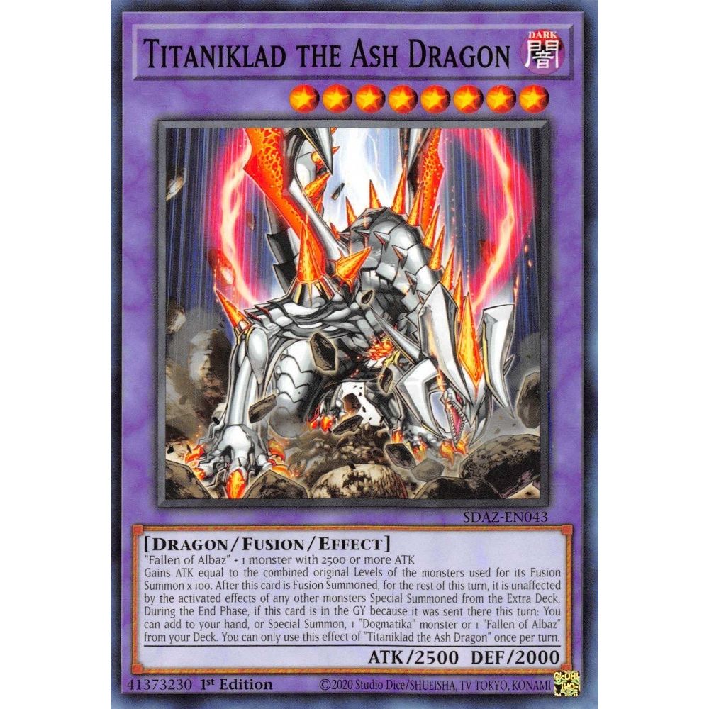 Image for Titaniklad the Ash Dragon (SDAZ-EN043) (SDAZ) - YuGiOh