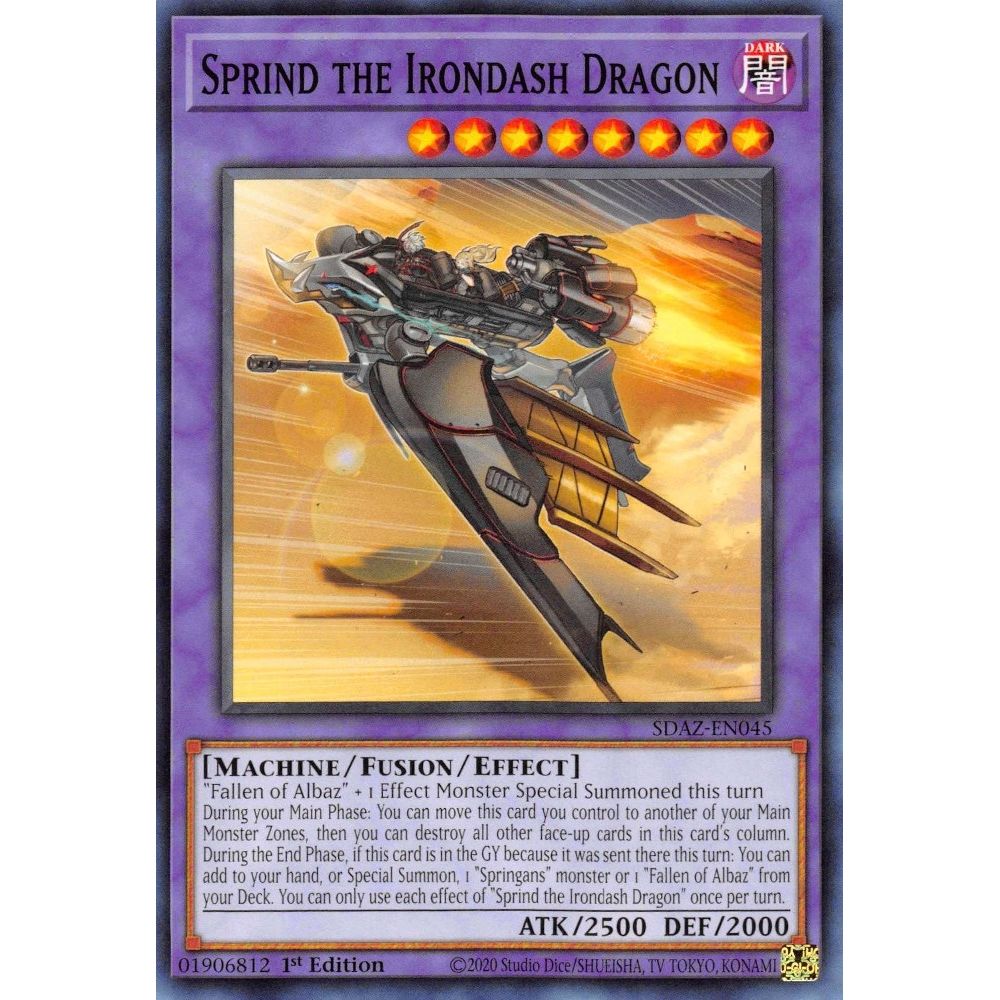 Image for Sprind the Irondash Dragon (SDAZ-EN045) (SDAZ) - YuGiOh