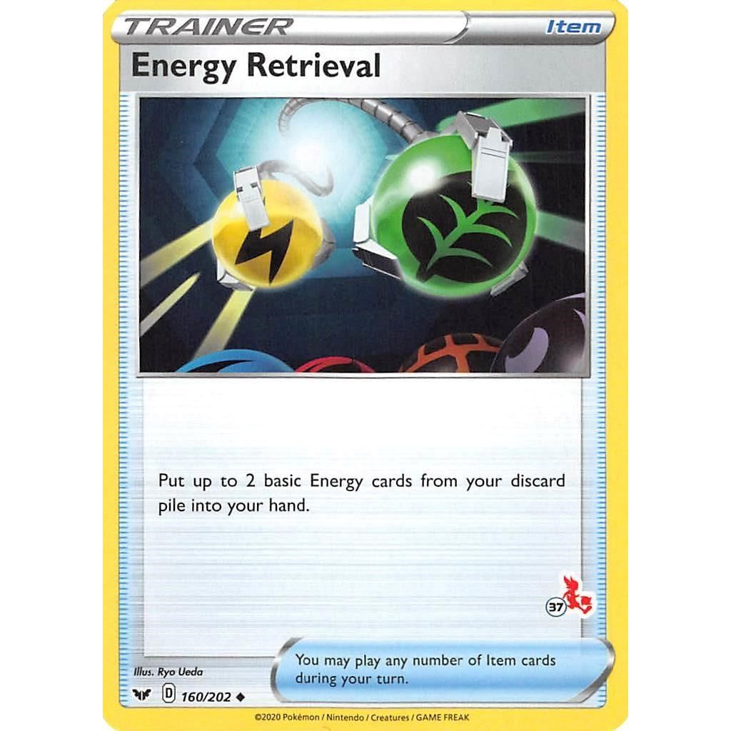 Image for Energy Retrieval - 160/202 (#37 Cinderace Stamped) (160/202) (BA22) - Pokemon