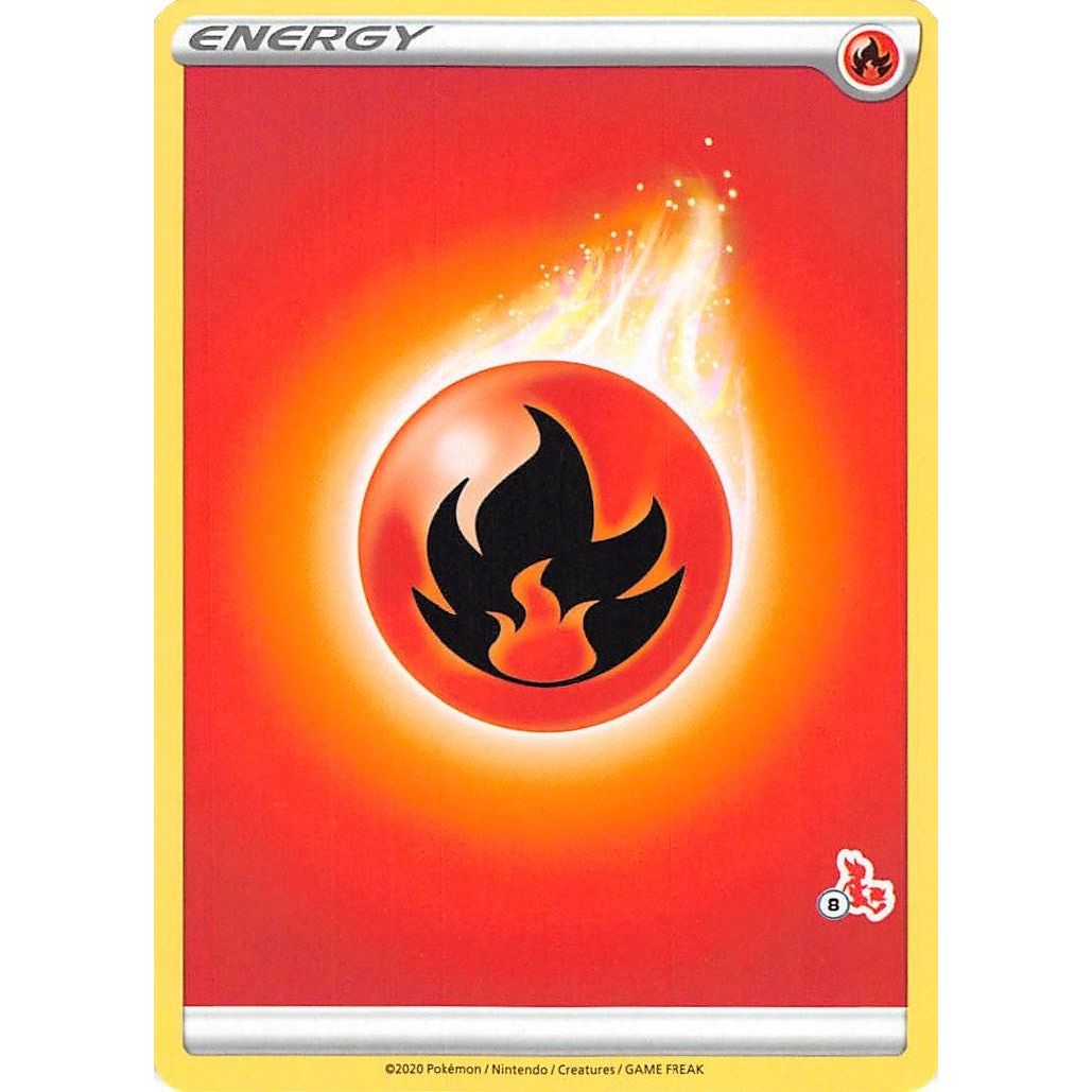 Image for Fire Energy (#8 Cinderace Stamped) (BA22) - Pokemon