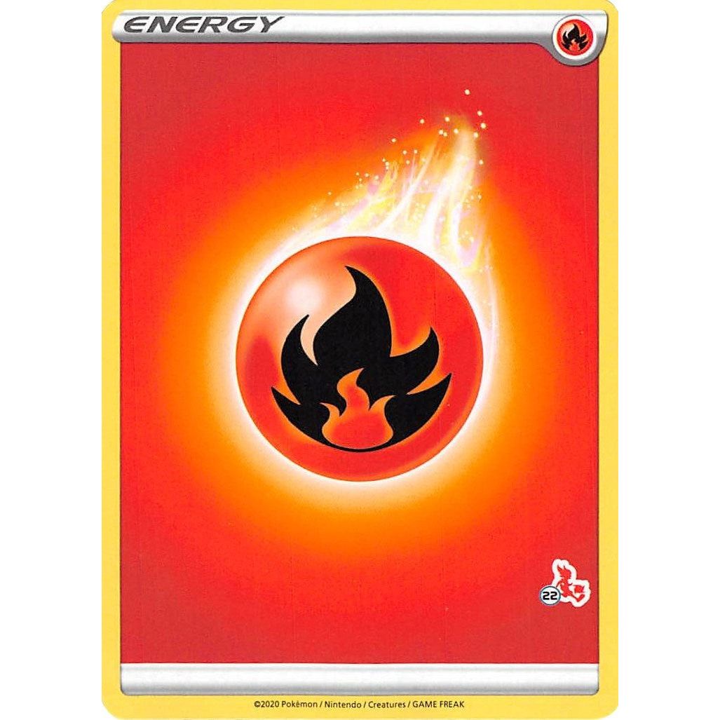 Image for Fire Energy (#22 Cinderace Stamped) (BA22) - Pokemon